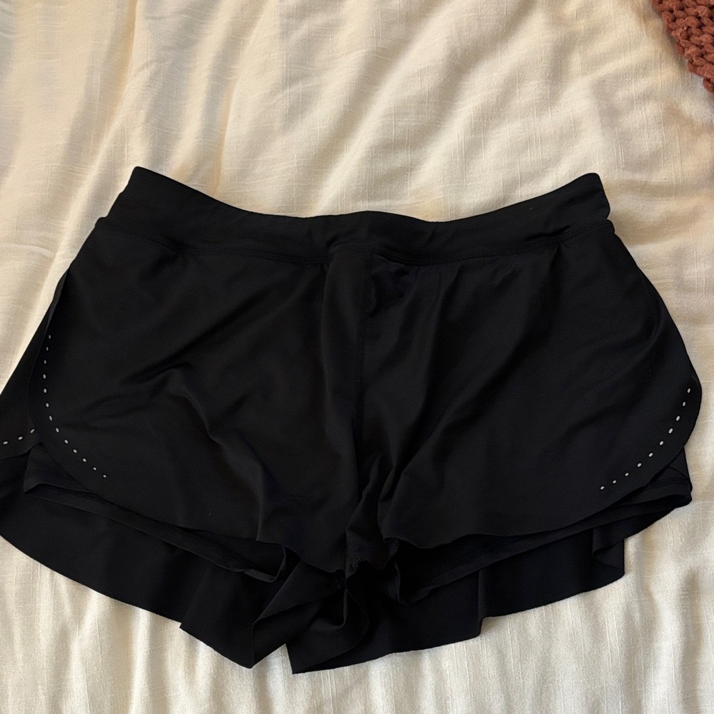 2/$10 Amazon Brand Women's Black Athletic Shorts
